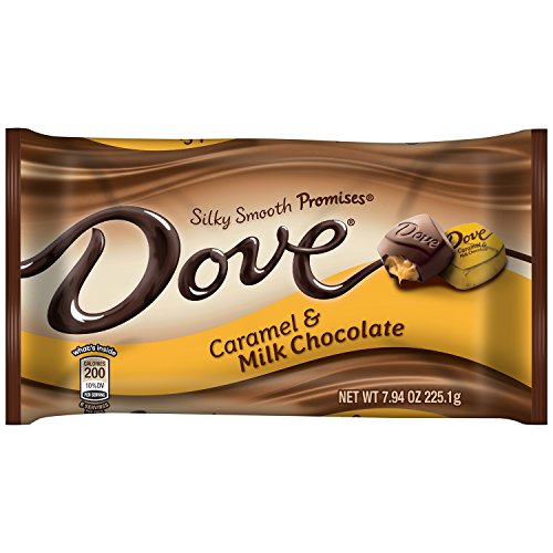 DOVE PROMISES Caramel and Milk Chocolate Candy 7.94-Ounce Bag (Pack of 12)