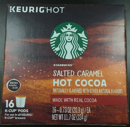 Starbucks Salted Caramel Hot Cocoa Keurig K-Cups, 16 Count