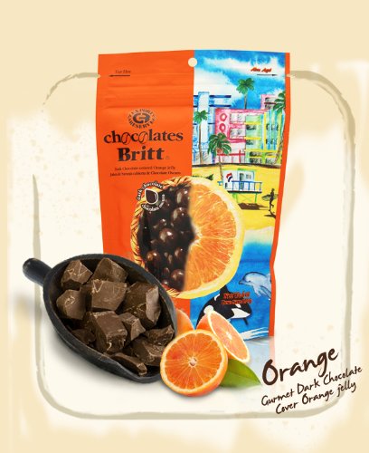 Cafe Britt Dark Chocolate Covered Orange Jelly