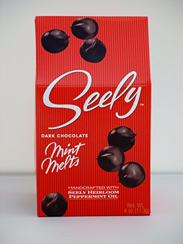 Seely Dark Chocolate Mint Melts 6 Pack Net. Wt. 4 Oz (113g)