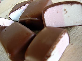 La Nouba Marshmallows Sugar/gluten Free Sugarfree Chocolate Covered Marshmallow 2.1 Oz (Pack of 6)