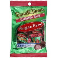 Russell Stover: Covered With Chocolate Candy Sugar Free Strawberry Cream, 3 Oz