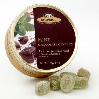 Simpkins, Mint Chocolate Centers – 175g (6.1oz) – 6 Pack