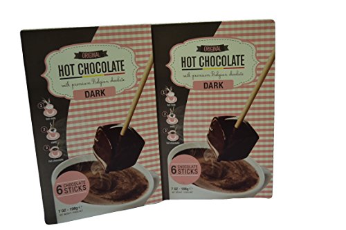 Trader Joe’s Original Belgian Dark Hot Chocolate Sticks (12 Sticks)