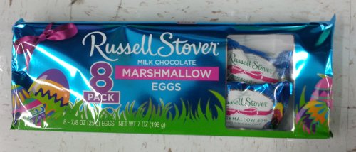 Russell Stover Marshmallow Milk Chocolate Eggs 70z 8 Count 2 Pack