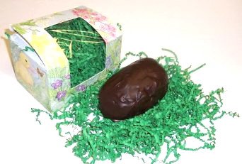 Scott’s Cakes 1/2 Pound Coconut Cream Center Filled Easter Egg Covered in Dark Chocolate