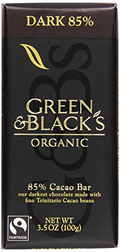 Green & Black’s Organic Dark Chocolate, 85% Cacao, 3.5 oz