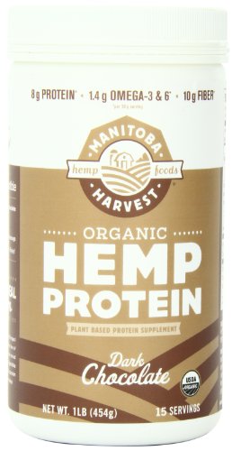 Manitoba Harvest Organic Hemp Protein Supplement, Dark Chocolate, 16 Ounce