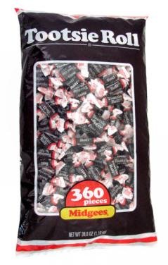 Tootsie Roll – Chocolate, Midgees, 360 count bag