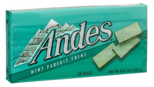 Andes Mint Parfait Thins, 4.67-Ounce Packages (Pack of 12)