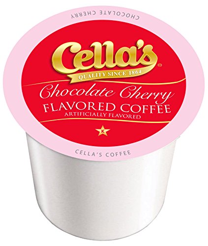 Cella’s Chocolate Covered Cherry Single Keurig K-Cup Coffee, 40 Count