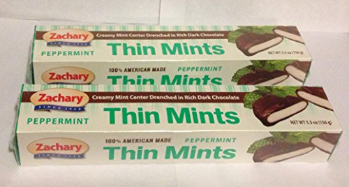 2-pack Thin Mints – Dark Chocolate Covered Peppermint Candy – American Made Candies By Zachary