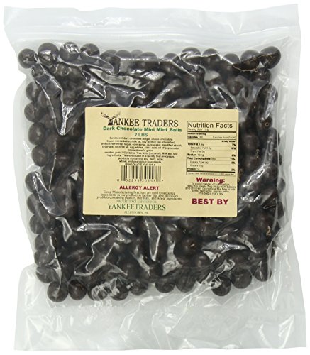 Yankee Traders Dark Chocolate Covered Mint Balls, 2 Pound