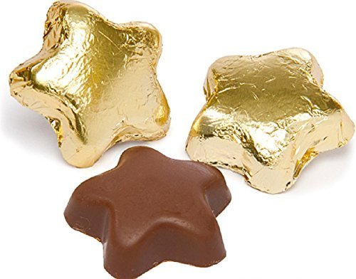 Gold Milk Chocolate Stars (1/2 Lb – Approx 22 Pcs)