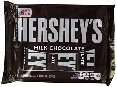 Hershey’s Milk Chocolate Bars 6 pk