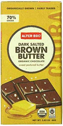Alter Eco – Chocolate – Dark Brown Butter 70% – Single, 2.82 Ounce