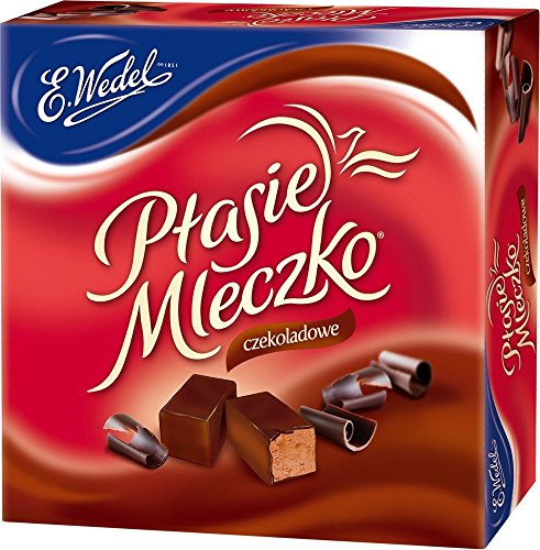 Ptasie Mleczko Chocolate Flavor Marshmallow Covered With Dark Chocolate (Birds Milk), 13.4oz