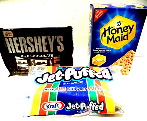S’Mores Hershey’s Chocolate Bars, Kraft Marshmallows & Honey Maid Graham Crackers