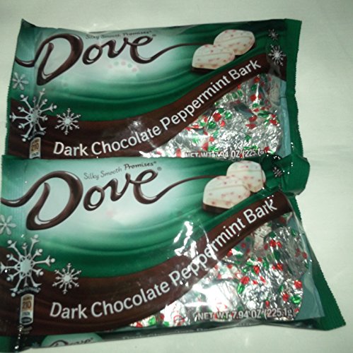 Dove Dark Chocolate Peppermint Bark 7.94 Oz. 2 Bags