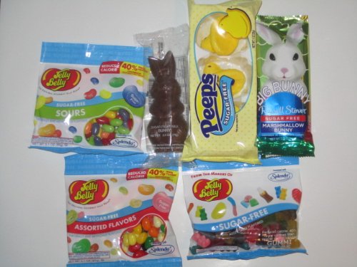 Sugar Free Diabetic Candy Easter Bunny bundle