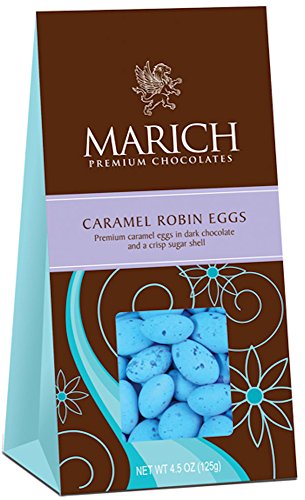 Marich Premium Dark Chocolate Robin Eggs In Gable Box (4.25 Oz)