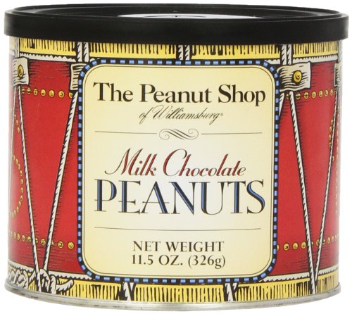 The Peanut Shop of Williamsburg Chocolate Covered Peanuts, 11.5 Ounce