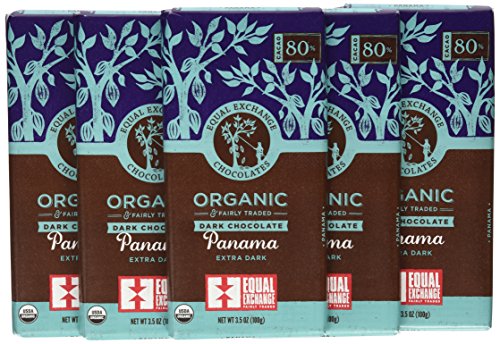 Equal Exchange Organic Panama Extra Dark Chocolate, 2.8 Ounce (Pack of 6)