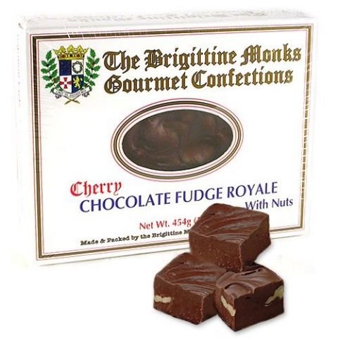 Brigittine Monks Fudge, Various Flavors, 1 lb (Cherry Chocolate)
