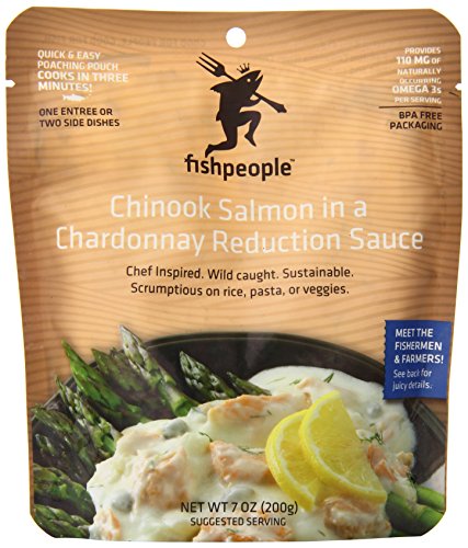 Fishpeople Wild Salmon in a Chardonnay Reduction Sauce, 7 Ounce