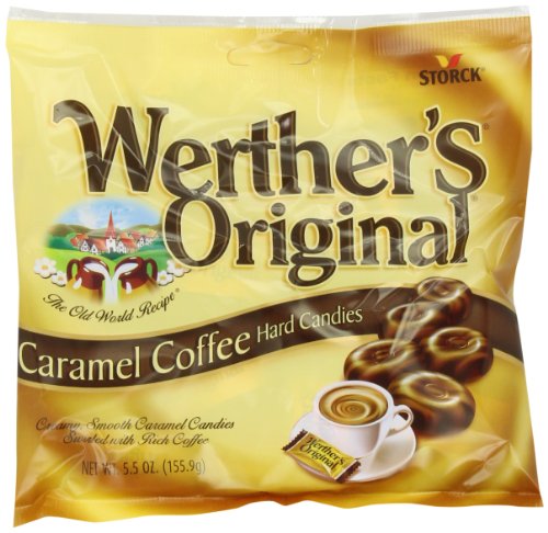 Werther’s Original Caramel Coffee Hard Candies, 5.5-Ounce Bags (Pack of 12)