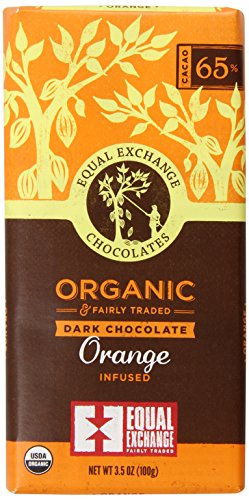 Equal Exchange Organic Orange Dark Chocolate, 3.5-Ounce (Pack of 6)