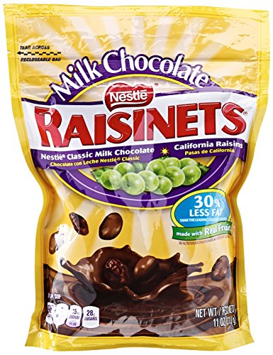 Nestle Raisinets Milk Chocolate Stand Up Bag, 11.0 Ounce Bag