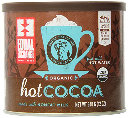 Equal Exchange Hot Cocoa Mix, 12-Ounce Cans (Pack of 3)