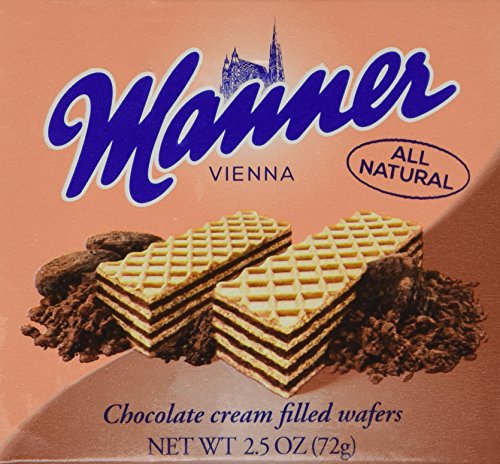 Manner Wafers Chocolate – 2.54 oz. – 12ct.